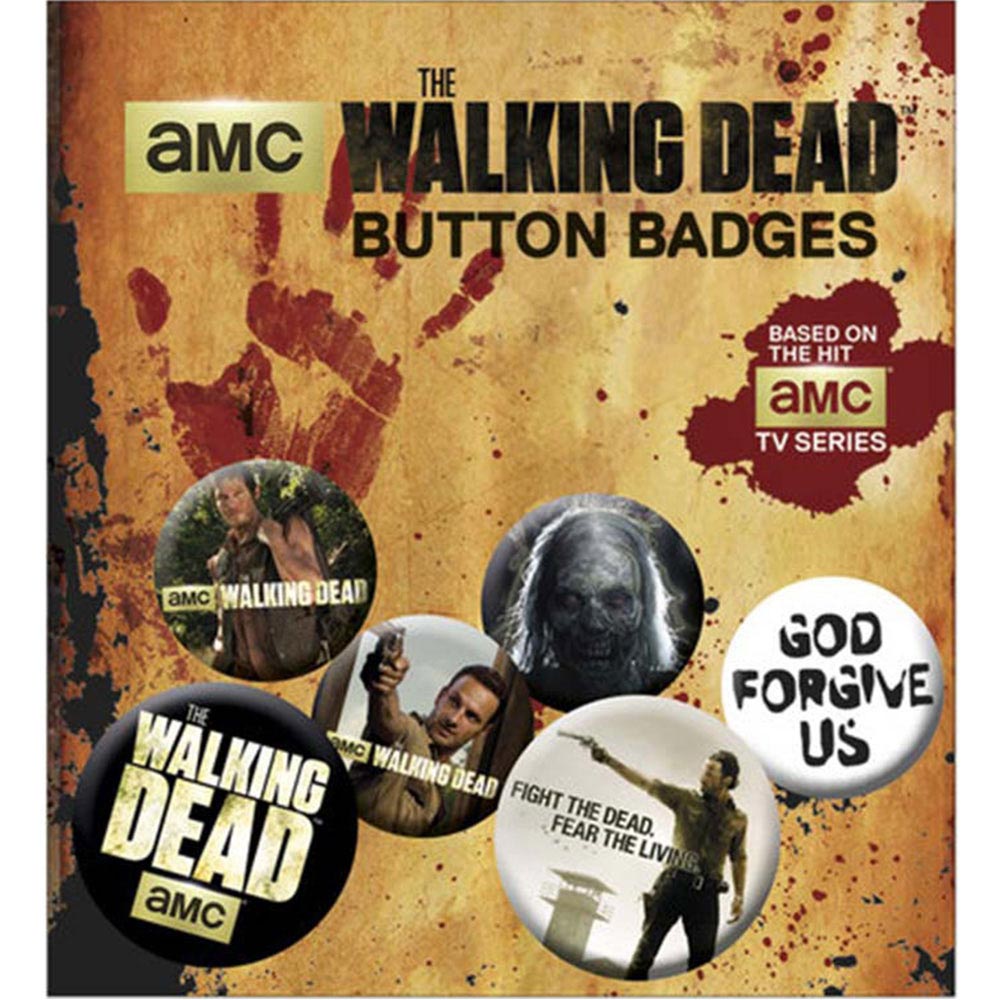 WALKING DEAD ウォーキングデッド (放送 15周年 ) - WALKING DEAD 6個セット / バッジ - PGS